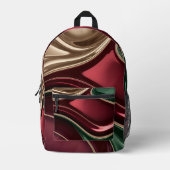 Backpack in stylish abstract graphic bedrukte rugzak (Voorkant)