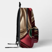 Backpack in stylish abstract graphic bedrukte rugzak (Links)