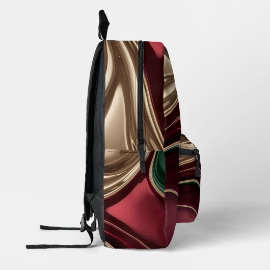 Backpack in stylish abstract graphic bedrukte rugzak (Links)