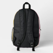 Backpack in stylish graphic bedrukte rugzak (Achterkant)