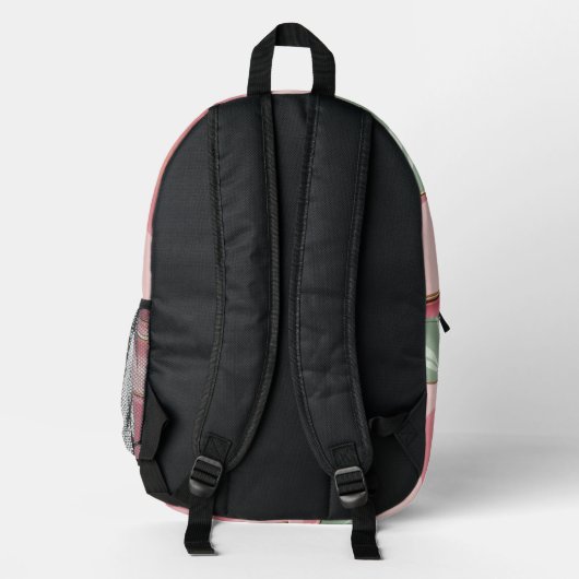 Backpack in stylish graphic bedrukte rugzak (Achterkant)