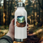Backpack Lake Vinyl Sticker | Uitgestanste Sticker