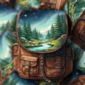 Backpack Lake Vinyl Sticker | Uitgestanste Sticker