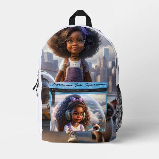 BACKPACK – Panola Adventures “Dream Big” Global Ex Bedrukte Rugzak (Voorkant)