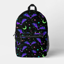 Backpack - "Purple Bats" Bedrukte Rugzak