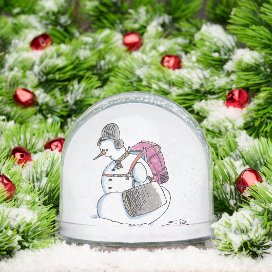 Backpack Snowman snow globe Sneeuwbol (Kerstmis)