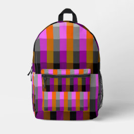 Backpack - Stripe Tri-Gradient Edge Bedrukte Rugzak