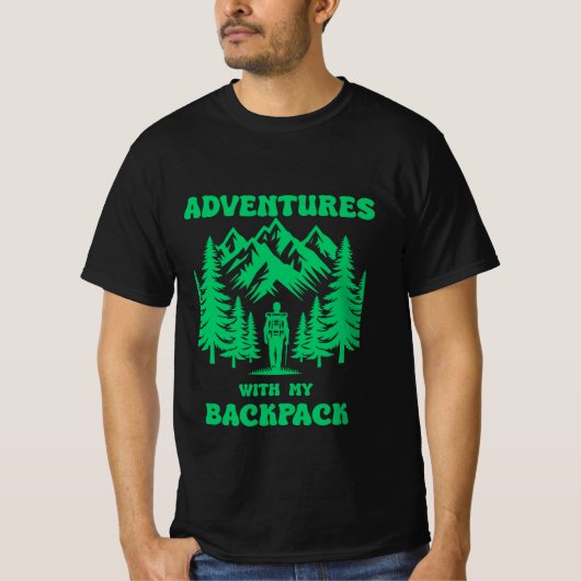 Backpack T-shirt (Voorkant)