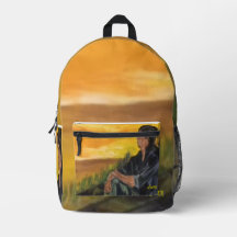 Backpack : Thinking within The Morning Sunrise .