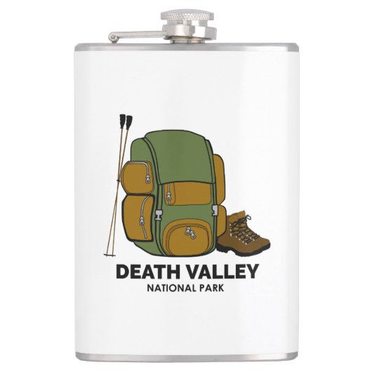 Backpack van het Nationaal Park van Death Valley Heupfles (Voorkant)