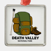 Backpack van het Nationaal Park van Death Valley Metalen Ornament (Voorkant)