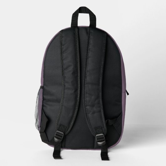 backpack with initials of the name, school bag bedrukte rugzak (Achterkant)