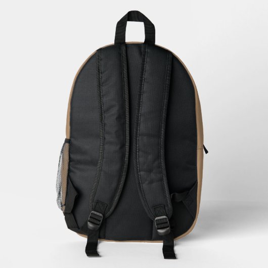 Backpack with initials of the name, school bag bedrukte rugzak (Achterkant)