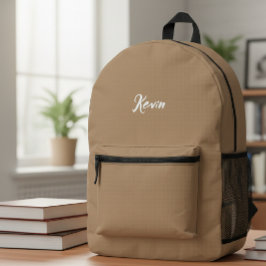 Backpack with initials of the name, school bag bedrukte rugzak