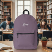 backpack with initials of the name, school bag bedrukte rugzak