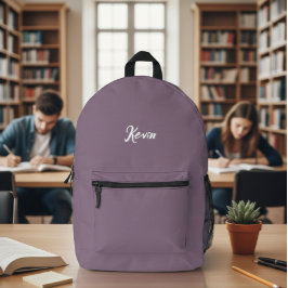 backpack with initials of the name, school bag bedrukte rugzak