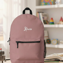 backpack with initials of the name, school bag bedrukte rugzak