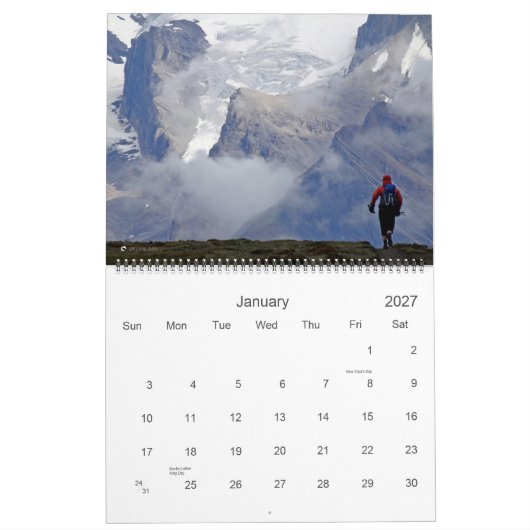 Backpackaging Light 2014 Calendar Kalender (Jan 2027)
