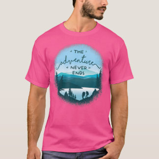 Backpacken en kamperen avontuur - Mountain Outdo T-shirt