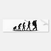 Backpacker Bumpersticker (Voorkant)