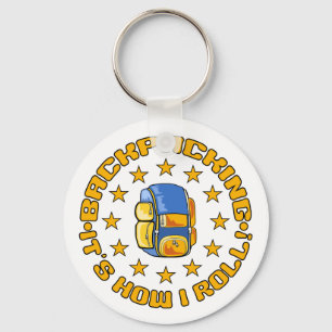 BACKPACKING-sleutelhanger Sleutelhanger