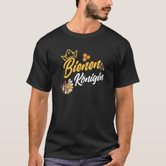 Backprint Bees Queen T-shirt (Voorkant)
