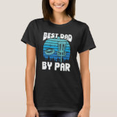 Backprint Best Dad By Par Ultimate Frisbee T-shirt (Voorkant)