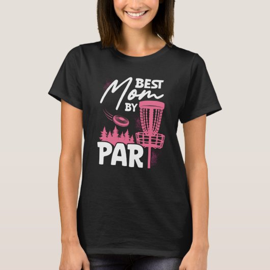 Backprint Best Mom By Par Ultimate Frisbee T-shirt (Voorkant)