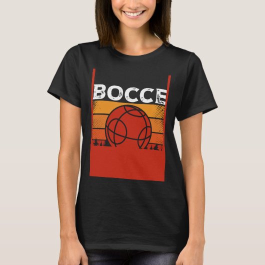 Backprint Bocce is mijn werkuitbundel T-shirt (Voorkant)