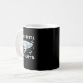 Backprint Fritz Vissen Plastic Milieubescherming Koffiemok (Voorkant links)