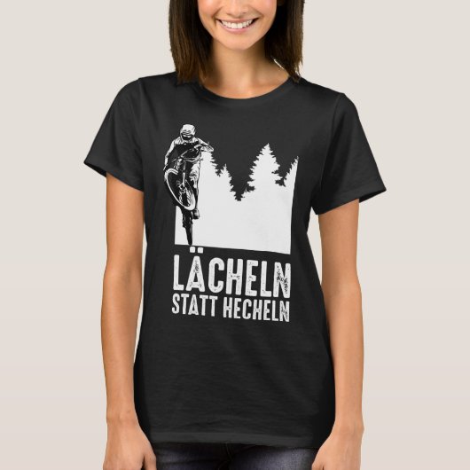 Backprint Glimlachen in plaats van schilderen E-bi T-shirt (Voorkant)
