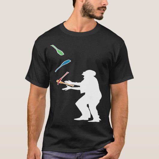 Backprint jongleur t-shirt (Voorkant)