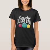 Backprint Lucky Bocce Ball T-shirt (Voorkant)