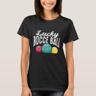 Backprint Lucky Bocce Ball T-shirt