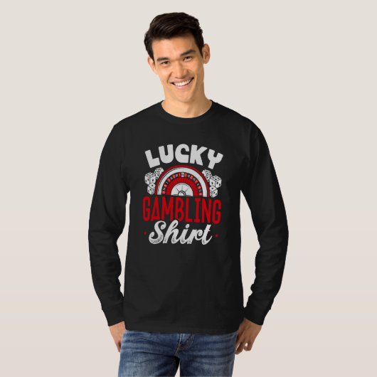 Backprint Lucky Gambling T-shirt (Voorkant volledig)