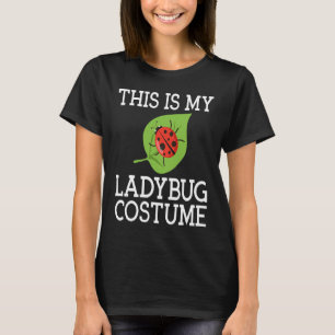 Backprint Lustiges Dit is mijn ladybug kostuum 4 T-shirt