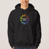 Backprint Music connects Hoodie (Voorkant)