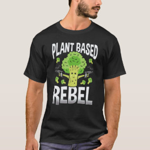 Backprint Plantaardig Rebels Veganisme T-shirt