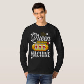 Backprint Queen Of The Machine Slot Machine T-shirt (Voorkant volledig)