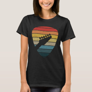 Backprint Retro Rock & Roll Music en Guit T-shirt