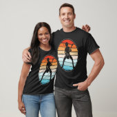 Backprint Retro Rock & Roll Music en Guit T-shirt (Unisex)