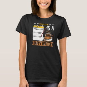 backprint schrijven voor auteurs en schrijvers 10 t-shirt
