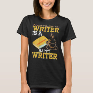 BACKPRINT schrijven voor auteurs en schrijvers T-shirt