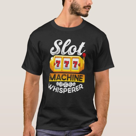 Backprint Slot Machine Whisperer T-shirt (Voorkant)