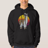 Backprint Sloth on Llama Hoodie (Voorkant)