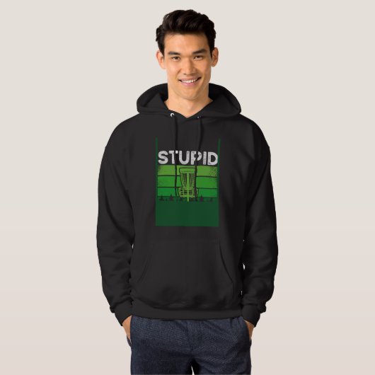 Backprint Stupid Tree Ultimate Frisbee Hoodie (Voorkant volledig)