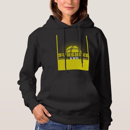 Backprint Sunshine And Bocce Ball Hoodie (Voorkant)
