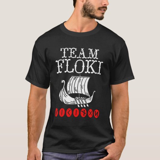 Backprint Team Floki de scheepsbouwer T-shirt (Voorkant)