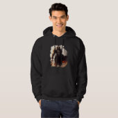 Backprint The epic warrior bravery in the dark Hoodie (Voorkant volledig)