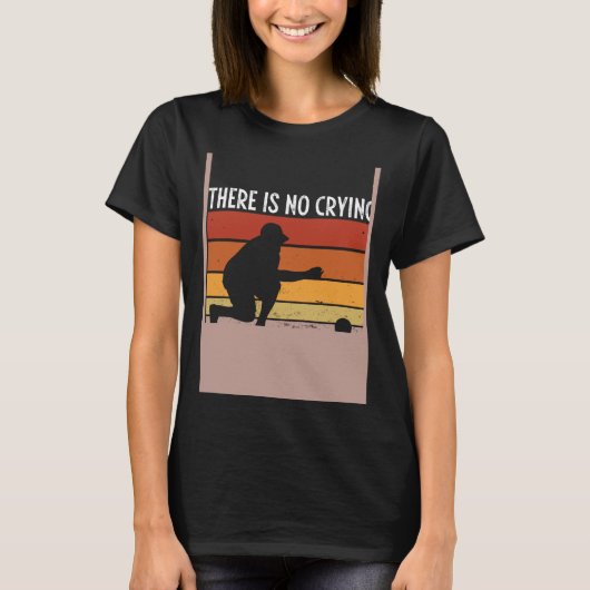 Backprint There S No Crying In Bocce Ball T-shirt (Voorkant)